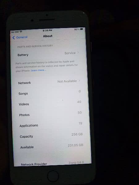 iPhone 8 plus non pta condition 9/10 256 GB 72 battery health 1