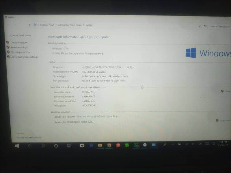 Dell 11 PRO 7140 TOUCH SCREEN 3