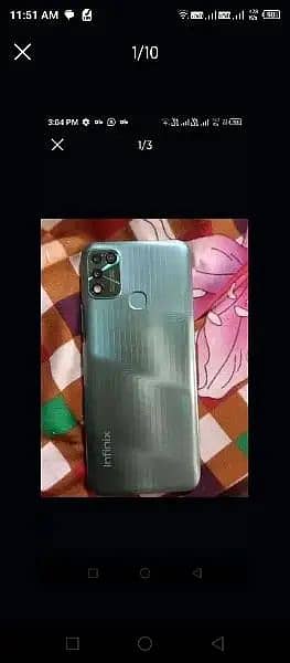 Infinix hot 11play 4 64 with box and charger 03211431744 2