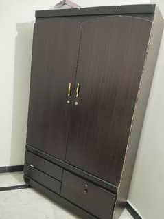 Wooden Wardrobe Cupboard Almari