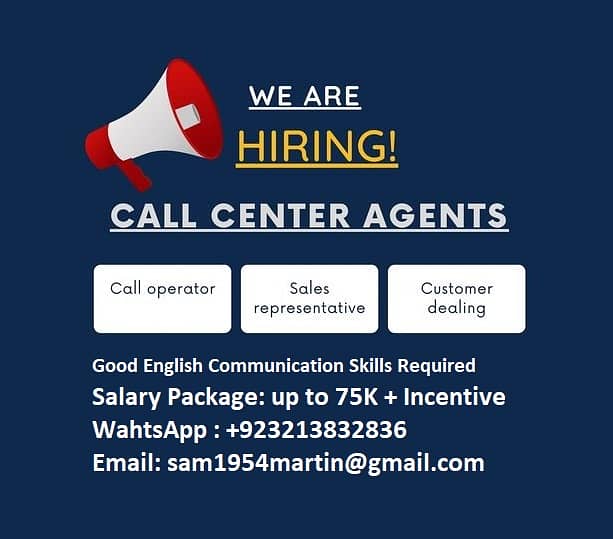 Sales Job, Sales Agent, Call Center Agent 0