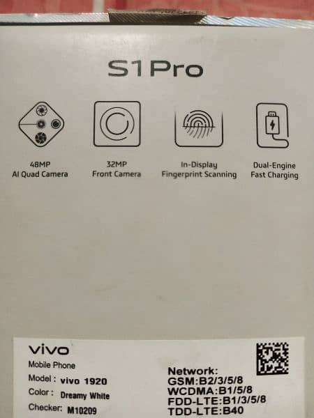 VIVO S1 Pro for sale 8GB Ram/128GB ROM 3