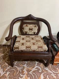 5 Seater Wooden Sofa Set