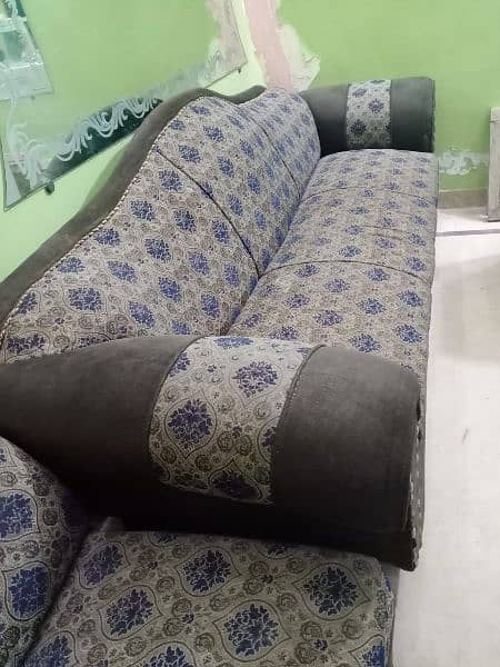 Dewan  Complete Sofa Set original wooden set 2