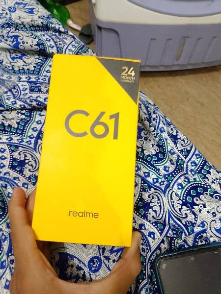 Realme C61 just box open good condition serious buyer 12