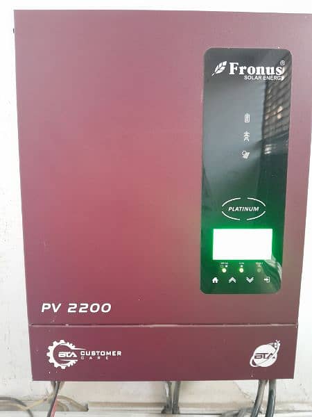 fronus inverter 1.6 PV 2200 6