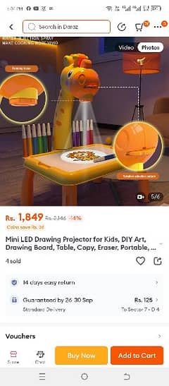 LED drawing projecter for kid