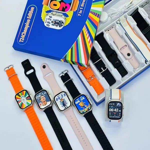 T24 Champion edition smart watch 7 in 1 2