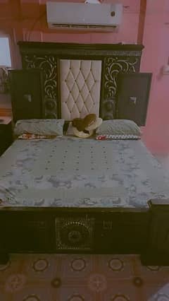 Wooden King Sized Bed