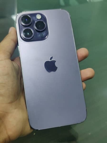 Iphone 14 pro Max purple jv 128gb. 11 12 13 15 16 7