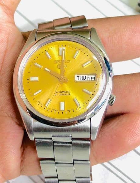 Seiko 5 automatic 21 jewels clear back (read add) 0