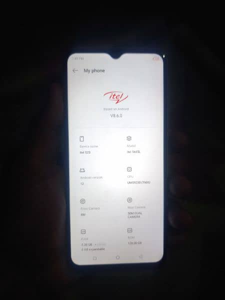 itel s23 8 128gb sath box ha chgar nhi ha 1