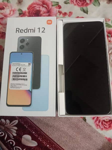 Redmi 12 with 8month warranty 0