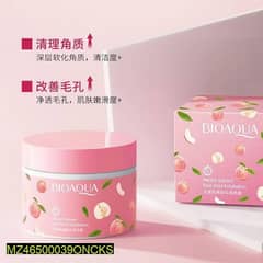 peach extract fruit acid exfoliating face gel cream 140g