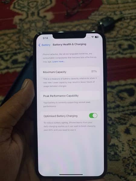 Iphone xsmax non pta jv 64 Gb 81% betry helth 1