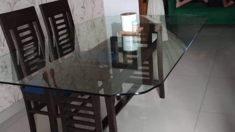 only glass top of dinning 12 mm 6/4 new for sale 0