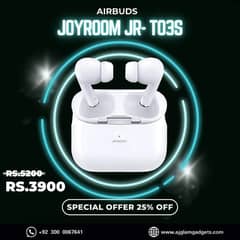 Joyroom Jr-T03s Pro Anc Noise Cancellation With Pop Up Windows Wireles