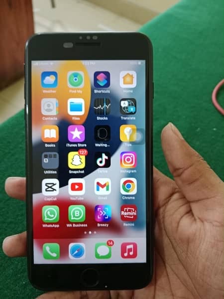 iphone 7plus mat black 128GB 0