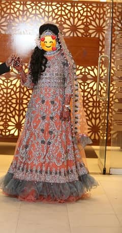 Waleema Bridal Dress with ajewelry