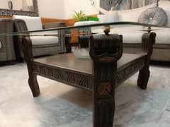 wooden table set