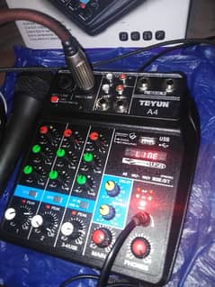 audio mixer 4 chanal