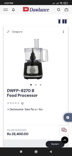 Dawlance Food Processor 0