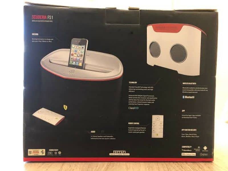 Ferrari Bluetooth Speaker 2.1 Channel 0