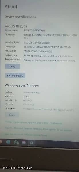 lenovo thinkpad core i3.8/500 gb 4