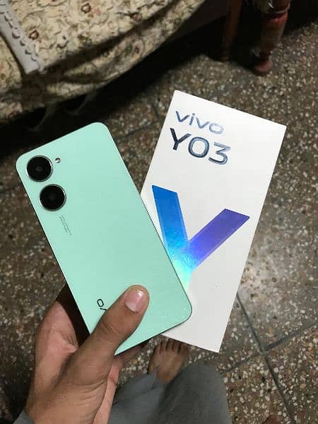 just open box vivo y03 4+4 64 exchange possible  03185146868 1