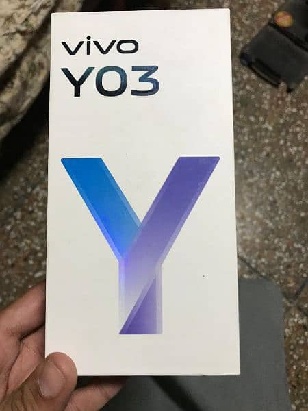 just open box vivo y03 4+4 64 exchange possible  03185146868 5