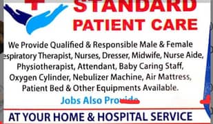 Female male home Care taker service Karachi sindh 03001478687 0