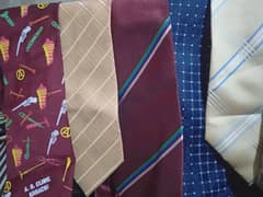 Ties in different colors