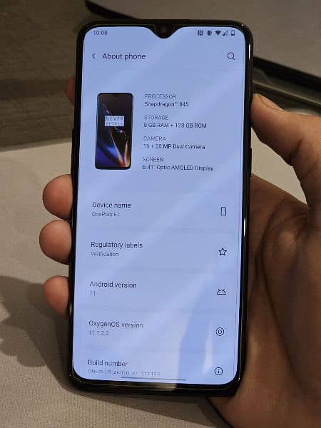 OnePlus 6T  8/128gb 6