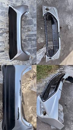 corolla altis x front back original bumper repaired