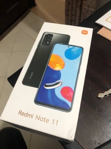 Redmi note 11 6/128 with box and original charger and cable 1