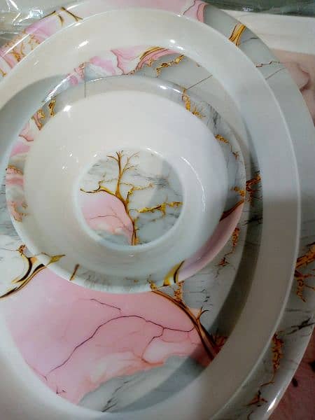 Lose melamine diner set 4