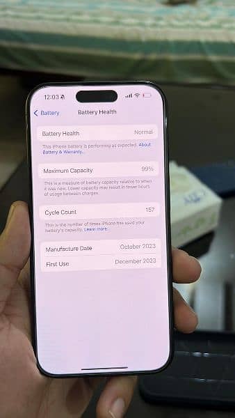 I phone 15 pro, 128GB Non Pta 4