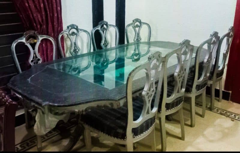 dinning table with 8 chairs 1