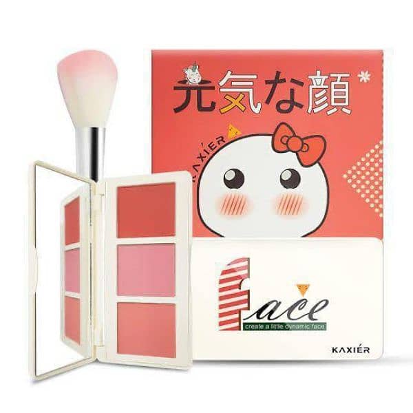 3 in 1 Blusher Highlighter kit 1