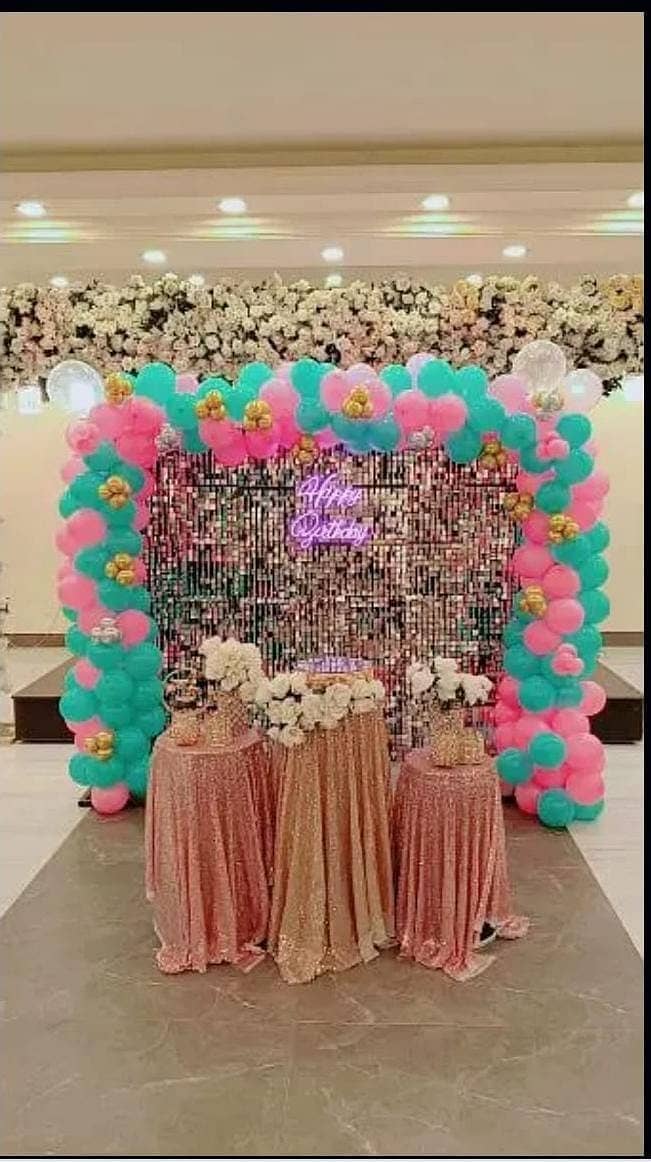 Birthday Decor/Balloon Decor/Mehndi Decor/Light Decor/ Masehri 14