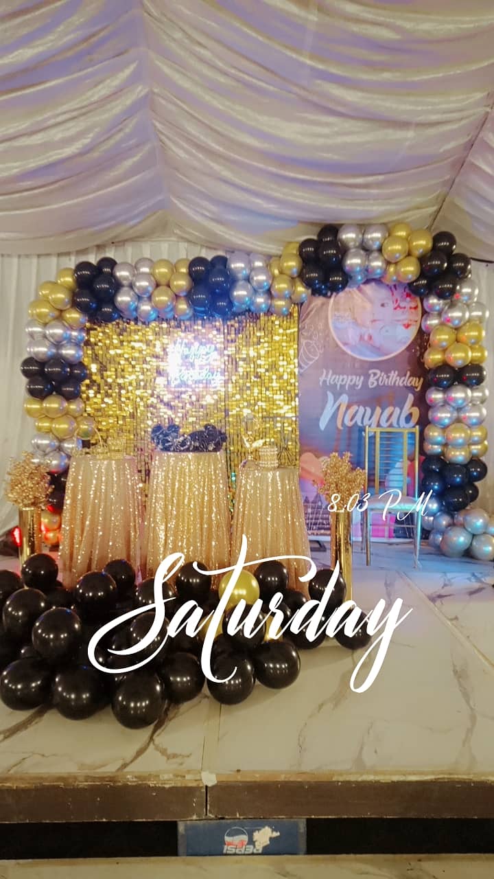 Birthday Decor/Balloon Decor/Mehndi Decor/Light Decor/ Masehri 16