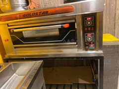 Gold star oven for pizza making