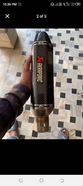 AKRAPOVIC exhaust seal only use 4 month 3