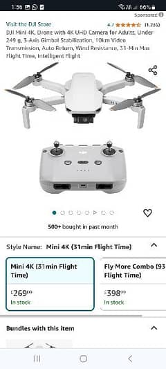 DJI mini 4k Drone