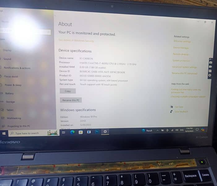 X1 CARBON i7 4th Generation ( 9/10 Condition, with 512 SSD Only 50k) 2