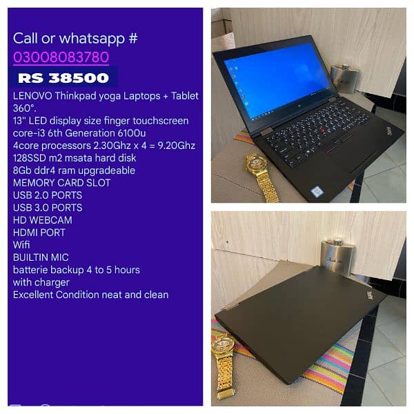 Laptops Are available in 10/10 condition imported stock not local used 6