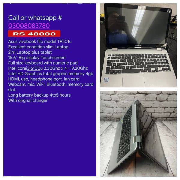 Laptops Are available in 10/10 condition imported stock not local used 14