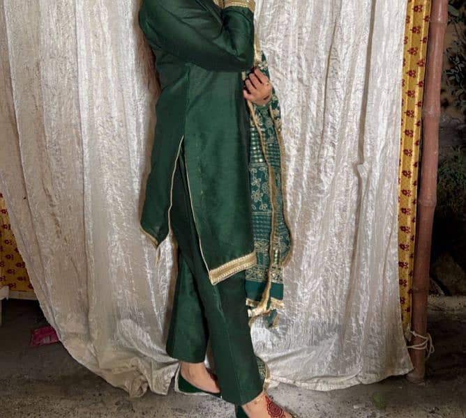 Green Mehndi Dress 1