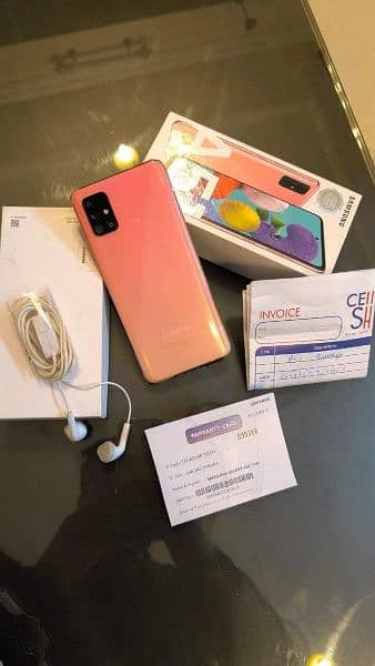 Samsung Galaxy a51 6 GB ram 128 GB memory 03104007514 0