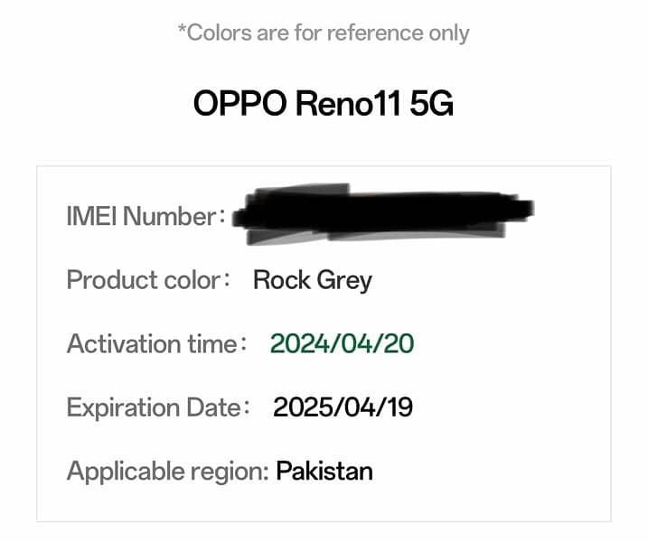 OPPO RENO 11 5G GREY COLOUR 12/256GB 0